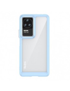 Outer Space Case för Xiaomi Poco F4 5G-fodral med en flexibel ram blå
