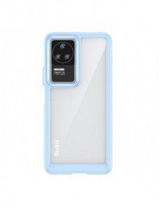 Outer Space Case för Xiaomi Poco F4 5G-fodral med en flexibel ram blå