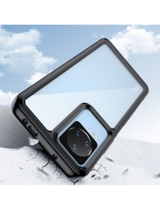 Outer Space Case för Xiaomi Poco F4 5G-fodral med en flexibel ram blå