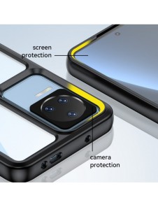 Outer Space Case för Xiaomi Poco F4 5G-fodral med en flexibel ram blå