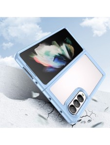 Outer Space Fodral för Samsung Galaxy Z Fold 3 skal med en flexibel ram blå