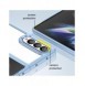 Outer Space Fodral för Samsung Galaxy Z Fold 3 skal med en flexibel ram blå