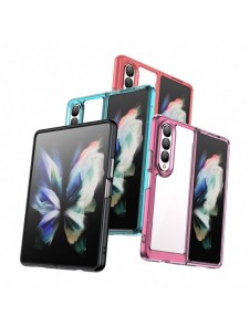 Outer Space Fodral för Samsung Galaxy Z Fold 3 skal med en flexibel ram blå