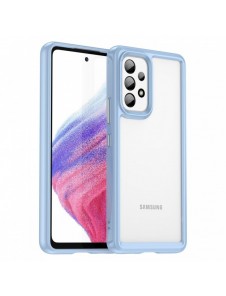 Outer Space Fodral för Samsung Galaxy A53 5G skal med en flexibel ram blå