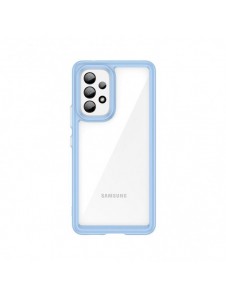 Outer Space Fodral för Samsung Galaxy A53 5G skal med en flexibel ram blå