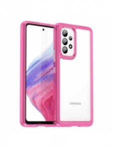 Outer Space Fodral för Samsung Galaxy A53 5G skal med en flexibel ram rosa