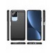 Carbon Case för Xiaomi Poco F4 5G flexibel silikon kolfodral svart