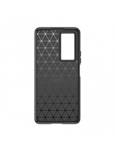 Carbon Case för Xiaomi Poco F4 5G flexibel silikon kolfodral svart