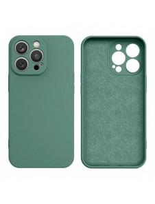 Silikonfodral till iPhone 13 Pro Max silikonskal grönt