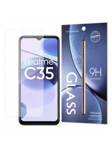 Härdat glas 9H härdat glas Realme C35 (förpackning - kuvert)