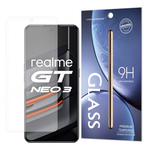 Tempered Glass 9H Tempered Glass Realme GT Neo 3 (förpackning - kuvert)