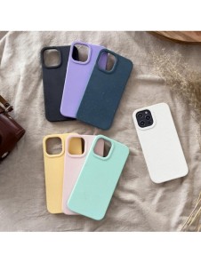 Eco Case fodral för iPhone 14 Plus silikonnedbrytbart skal svart