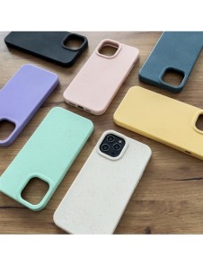 Eco Case fodral för iPhone 14 Plus silikonnedbrytbart skal svart