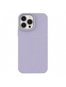 Eco Case fodral för iPhone 14 Plus silikonnedbrytbart skal lila