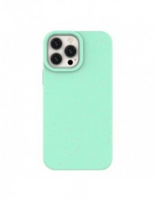 Eco Case fodral för iPhone 14 Plus silikonnedbrytbart skal mintgrönt