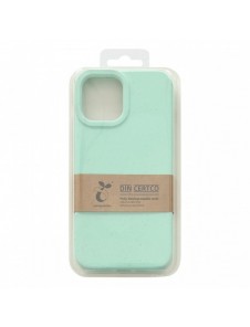 Eco Case fodral för iPhone 14 Plus silikonnedbrytbart skal mintgrönt