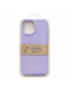 Eco Case-fodral till iPhone 14 Pro silikonnedbrytbart skal marinblått