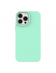 Eco Case fodral för iPhone 14 Pro silikonnedbrytbart skal mintgrönt