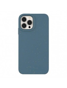 Eco Case fodral för iPhone 14 Pro Max silikonnedbrytbart skal marinblått
