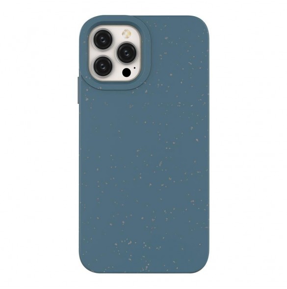 Eco Case fodral för iPhone 14 Pro Max silikonnedbrytbart skal marinblått