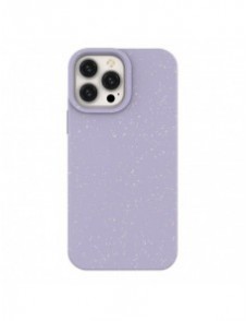 Eco Case fodral för iPhone 14 Pro Max silikonnedbrytbart skal lila