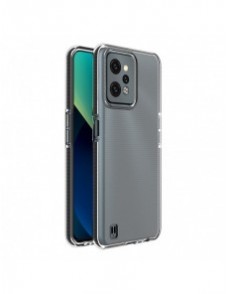 Spring Case fodral för Realme C31 silikonöverdrag med ram svart