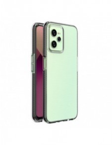 Spring Case fodral för Realme C35 silikonöverdrag med ram svart