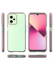Spring Case fodral för Realme C35 silikonöverdrag med ram svart