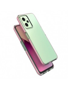 Spring Case fodral för Realme C35 silikonöverdrag med ram svart