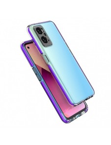 Spring Case Cover för Realme 9i, Oppo A36 / A76 / A96 Silikonskydd med ram ljusrosa