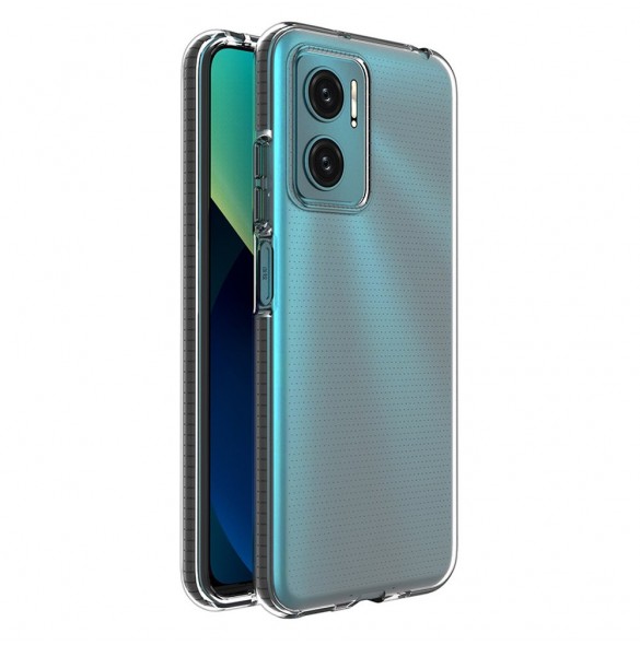 Fjäderfodral till Xiaomi Redmi Note 11E /Redmi 10 5G / Redmi 10 Prime+ 5G / Poco M4 5G silikonskydd med ram svart