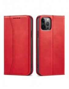 Magnet Fancy Fodral för Samsung Galaxy A23 5G skal med flip plånboksställ rött
