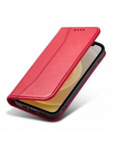 Magnet Fancy Fodral för Samsung Galaxy A23 5G skal med flip plånboksställ rött