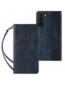 Magnet Strap Case Fodral För Samsung Galaxy A23 5G Flip Wallet Mini Lanyard Stand Blå