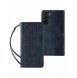Magnet Strap Case Fodral För Samsung Galaxy A23 5G Flip Wallet Mini Lanyard Stand Blå