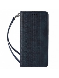 Magnet Strap Case Fodral För Samsung Galaxy A23 5G Flip Wallet Mini Lanyard Stand Blå