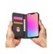Magnetkortfodral för Samsung Galaxy A23 5G skal med flip-plånboksställ svart