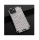Honeycomb-fodral till iPhone 14 Plus pansarhybridskal svart