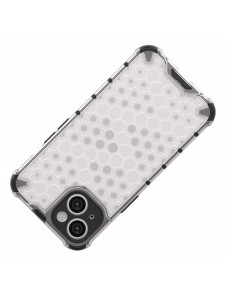 Honeycomb-fodral för iPhone 14 Plus pansarhybridskal blå