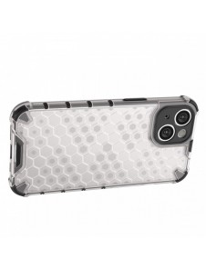 Honeycomb-fodral för iPhone 14 Plus pansarhybridskal blå