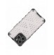 Honeycomb-fodral till iPhone 14 Pro pansarhybridskal svart