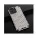Honeycomb-fodral till iPhone 14 Pro pansarhybridskal svart