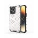 Honeycomb-fodral för iPhone 14 Pro pansarhybridskal genomskinligt