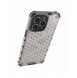 Honeycomb-fodral till iPhone 14 Pro Max pansarhybridskal svart