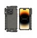Honeycomb-fodral till iPhone 14 Pro Max pansarhybridskal svart