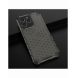 Honeycomb-fodral till iPhone 14 Pro Max pansarhybridskal svart
