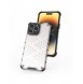 Honeycomb-fodral för iPhone 14 Pro Max pansarhybridfodral genomskinligt