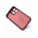 Magic Shield Case-fodral till iPhone 14 Pro Max elastiskt pansarfodral i vinröd