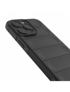 Magic Shield Case-fodral till iPhone 14 Pro Max elastiskt pansarfodral i vinröd