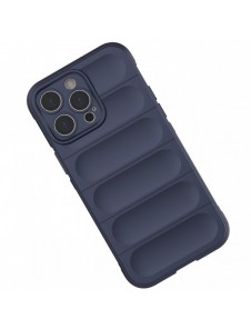 Magic Shield Case-fodral till iPhone 14 Pro Max elastiskt pansarfodral i vinröd